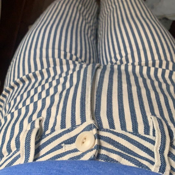 Madewell jeans. Blue pinstripe. Size 24 - Picture 2 of 4
